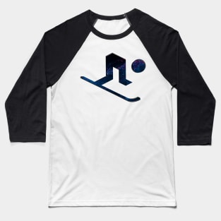 Alpine Ski - Olympic Winter Sports Lover -  Snowboarding Abstract Baseball T-Shirt